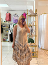 Tie dye muted dress